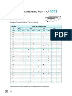 Aluminium Alloy Sheet / Plate - Aa: (H32) Astm B209 / Ams 4016