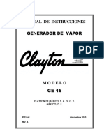 Clayton Electric Steam Generator Manual Ge-16 PDF