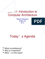 Introduction To Computer Architecture