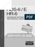 HDS-6 HR-6 Manual PDF