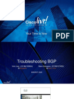 Troubleshooting BGP