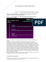 Cuantos Idiomas Fueron Utilizados para Escribir La Biblia 2