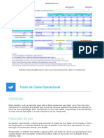 Planilha Fluxo de Caixa - Descontado