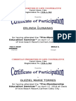 Certificate of Participation3