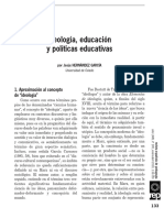 Dialnet IdeologiaEducacionYPoliticasEducativas 3099488