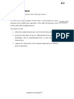 Lecture 4 - Resistors: Resistor Characteristics. Resistor Types. Choosing Resistors