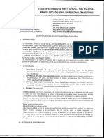 Acta de Audiencia en Primera Instancia