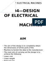 EE6604-DESIGN of Electrical Machines