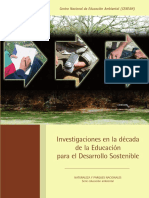 Investigaciones en La Década de La Educación para El Desarrollo Sostenible