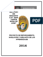 Proyecto de Reforzamiento