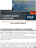 Climatologia - Classificações Climáticas: Köppen e Strahler