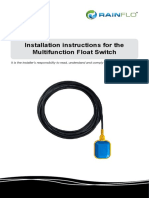 RainFlo Float Switch Manual