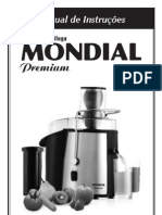 Mondial - Centrifuga - Super Centrifuga Premium - Mod. 1260-01 e 1260-02 - CF-01