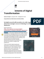 The Nine Elements of Digital Transformation