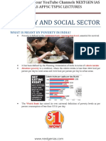 Poverty and Social Sector