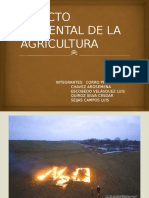 Impacto Ambiental de La Agricultura