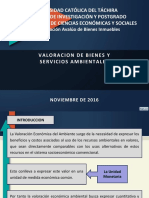 Valoracion de Bienes y Servicios Ambientales