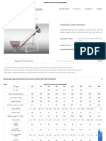 Industrial Screw Conveyor-Henan Boda Microwave