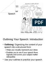 Outlining Your Speech