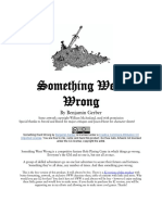 Something Went Wrong: by Benjamin Gerber