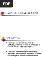 Training & Development