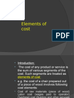 Elements of Cost