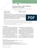 X-Linked Incontinentia Pigmenti or Bloch-Sulzberger Syndrome: A Case Report