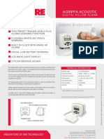 Agrippa Pillow Alarm Datasheet