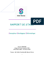 Rapport de Stage