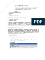 Parametrizaciones Medidas de Personal