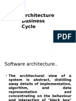 Sa Unit 1 Chapter 1 Architecture Business Cycle