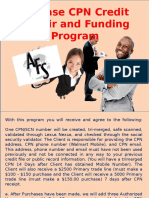 3 Phase CPN Credit Repair and Funding Program