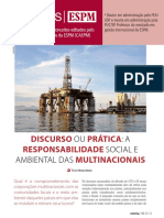 (ESPM) Discurso Ou Prática - A Responsabilidade Social e Ambiental Das Multinacionais