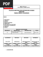 Plan de Gestion Por Exposicion A Ruido Prexor