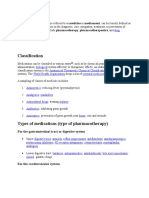 Pharmaceutical Drug Classifications