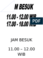 Jam Besuk