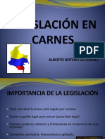 Legislación en Carnes