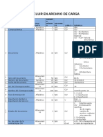 Datos A Incluir en Archivo de Carga Versión 1.1.2