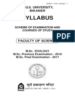 Mgs Syllabus ZOOLOGY PDF