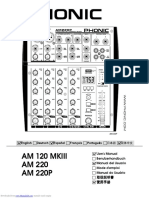 Am 120 Mkiii AM 220 AM 220P: English Deutsch Español Français Português 日本語 简体中文