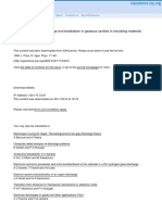 Analysis of Discharge Damage and Breakdown in Gaseous Cavities in Insulating Materials