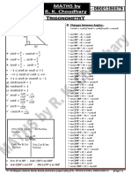 Trigonometry: Changes Between Angles