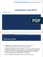 Advanced Database Concepts