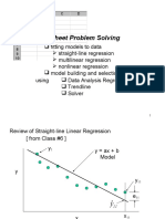 Excel Regression