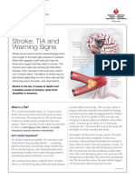 Stroke, TIA and Warning Signs: Let's Talk About