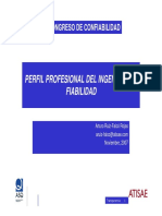 Perfil Profesional Del Ing. de Confiabilidad PDF