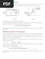 Switching Modulator: Working Operation and Analysis