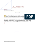 Analysis Note