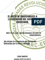 El Grito de Independencia o La Concrecion Del Sueño Del Libertador