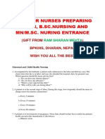 Mcqsforentrancetestforbnmnmsnnursing